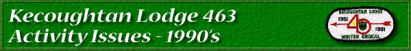 Kecoughtan Lodge 463-Activity Issues-1990's